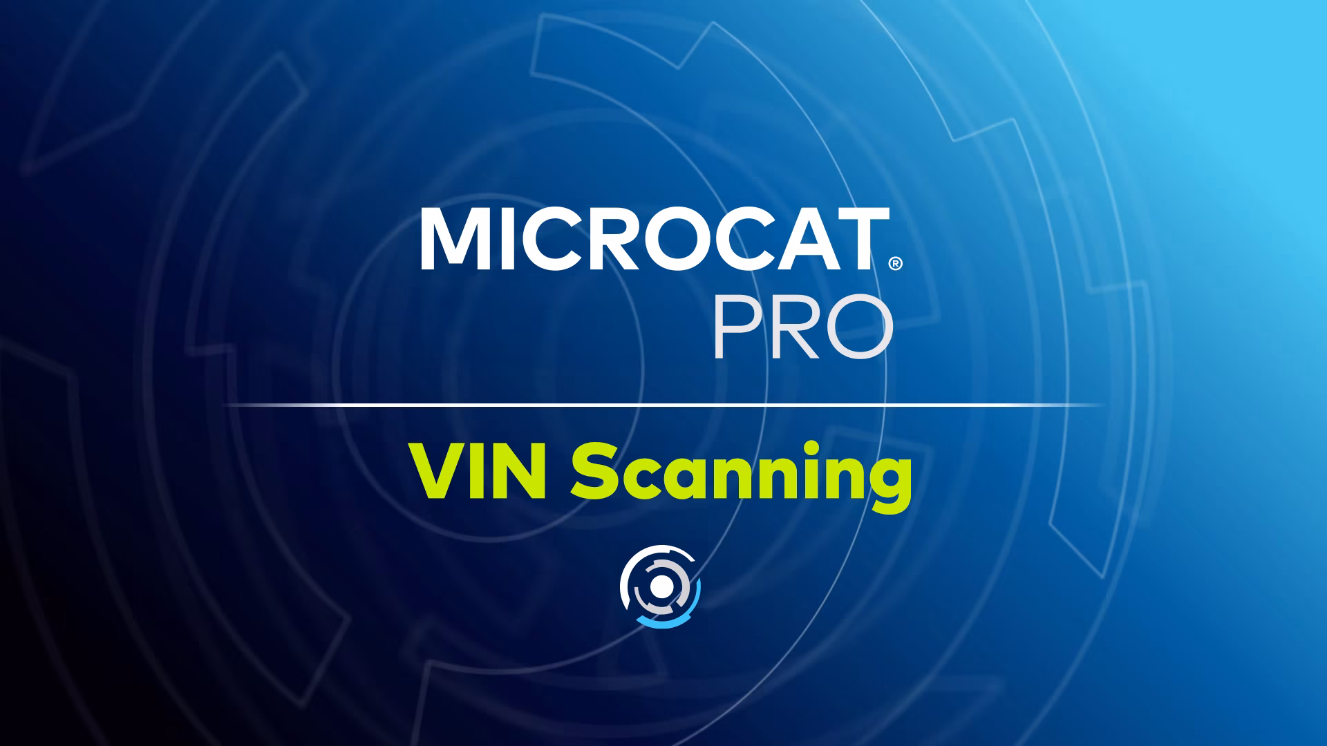 Microcat Pro - Escaneo del VIN