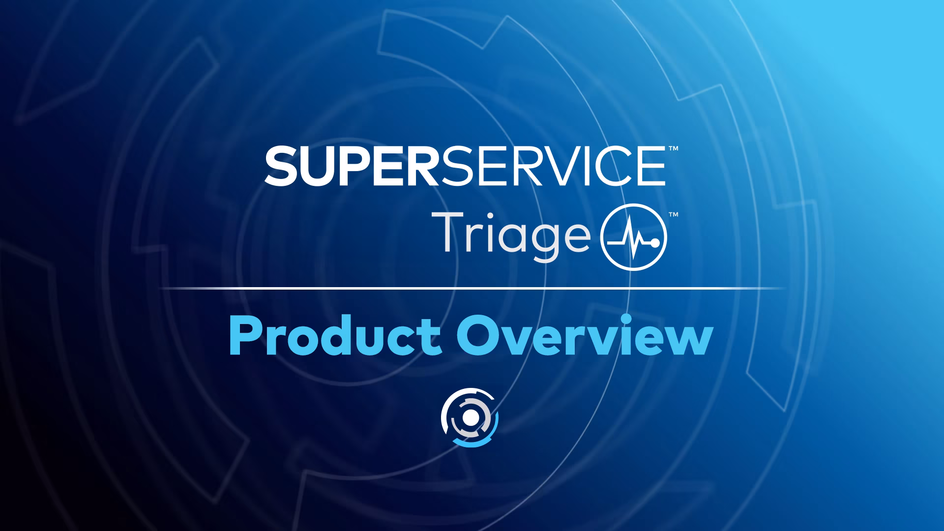 Superservice Triage - Presentación